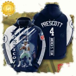 NFL Dallas Cowboys All Over Print Puff Print Unisex Hoodie - available at - sportfansshop.com