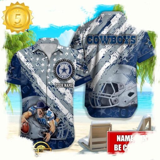 NFL Dallas Cowboys American Flag custom Hawaiian Shirts For Men Women - available at - sportfansshop.com