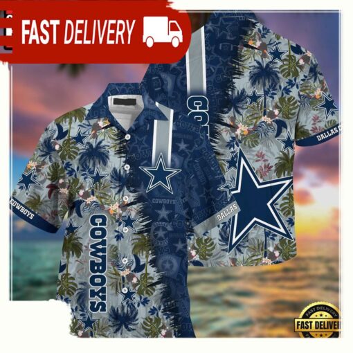 NFL Dallas Cowboys Football Aloha Hawaiian Shirt - available at - sportfansshop.com