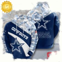 NFL Dallas Cowboys Sports Zip Up Unisex Hoodie All Over Print - available at - sportfansshop.com