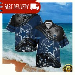 NFL Dallas Cowboys Stellar Wave Summer Hawaiian Shirt - available at - sportfansshop.com