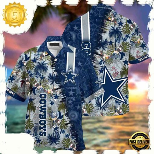 NFL Dallas Cowboys Summer Beach Hawaiian Shirt For Men Women - available at - sportfansshop.com