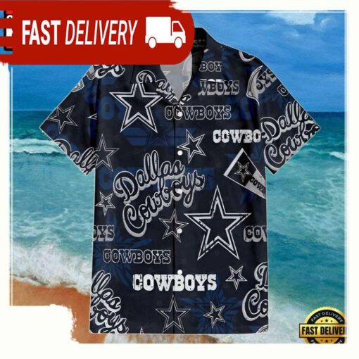 NFL Dallas Cowboys Summer Hawaiian Shirt Lone Star Breeze - available at - sportfansshop.com