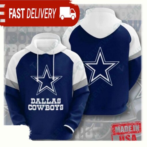 NFL Dallas Cowboys Vintage Sports Unisex Hoodies - available at - sportfansshop.com