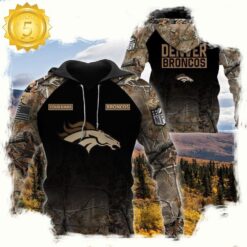 NFL Denver Broncos Custom NameHunting Camo Hoodie - available at - sportfansshop.com