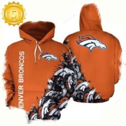 NFL Denver Broncos Football 3D Hoodie Hoodie Shirt - available at - sportfansshop.com