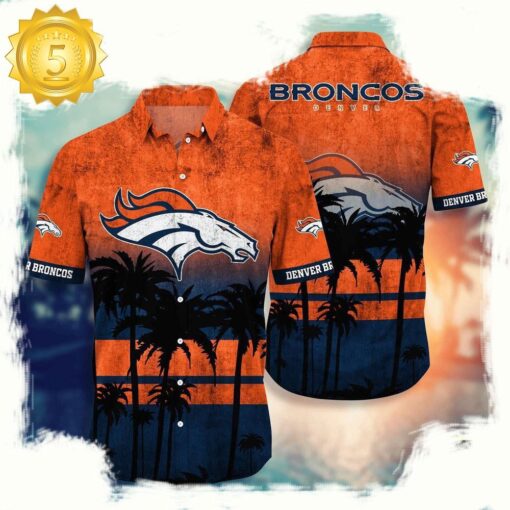 NFL Denver Broncos Hawaiian Shirt - available at - sportfansshop.com