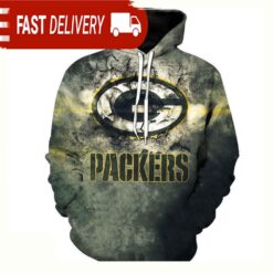 NFL Green Bay Packers All Over Print Graphic Packers Logos Men and Women Unisex Hoodie - available at - sportfansshop.com