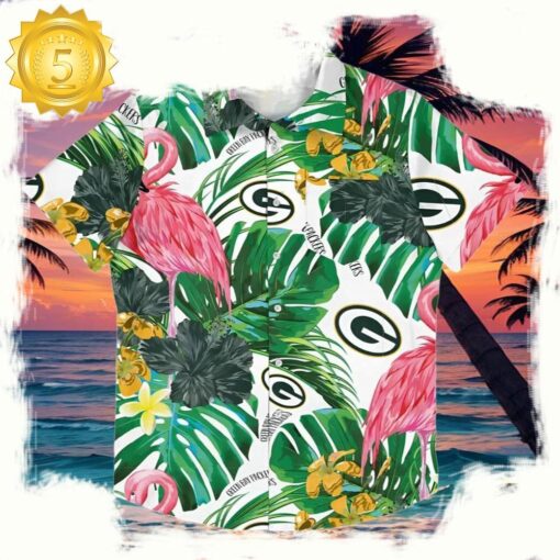 NFL Green Bay Packers Flamingo Shirt - available at - sportfansshop.com