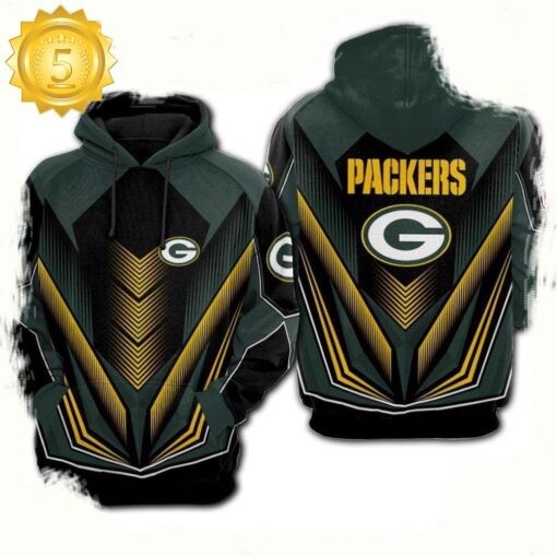 NFL Green Bay Packers Fullover Unisex Hoodie For Fan Newest Design All Over Print - available at - sportfansshop.com