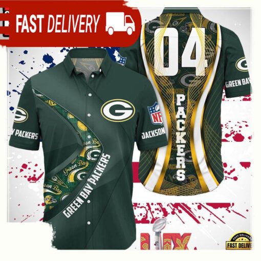 NFL Green Bay Packers Super Bowl LIX 2025 Custom Aloha Hawaiian Shirt - available at - sportfansshop.com