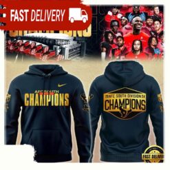 NFL Houston Texans AFC South Division Champions Navy New Design 3D Hoodie - available at - sportfansshop.com