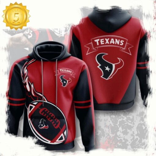 NFL Houston Texans All Over Print Unisex Hoodie Shirt - available at - sportfansshop.com