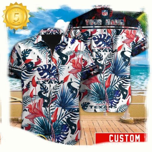 NFL Houston Texans Custom Hawaiian Shirt For Men Women - available at - sportfansshop.com