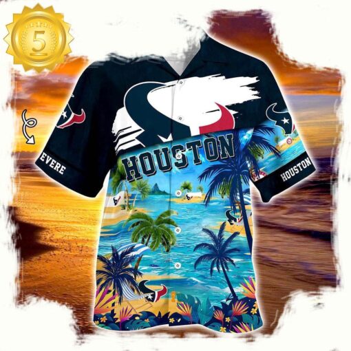 NFL Houston Texans Summer Hawaii Shirt For Men Women - available at - sportfansshop.com