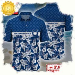 NFL Indianapolis Colts Palm Leaves New Design Hawaiian Shirt - available at - sportfansshop.com