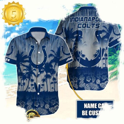 NFL Indianapolis Colts Vintage Style Custom Aloha Shirts For Men Women - available at - sportfansshop.com