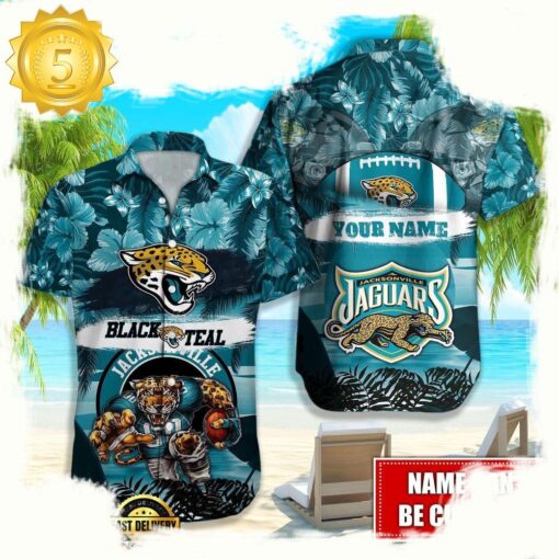 NFL Jacksonville Jaguars Mascot Football Hawaiian Shirt For Men Women - available at - sportfansshop.com