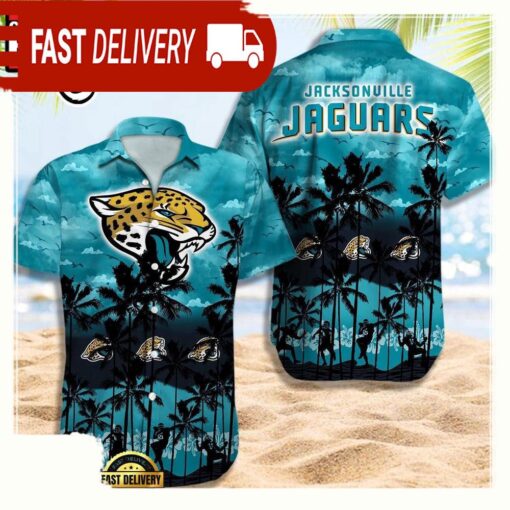 NFL Jacksonville Jaguars Retro Aloha Shirts For Men Women - available at - sportfansshop.com