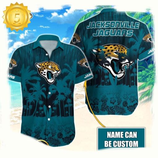 NFL Jacksonville Jaguars Vintage Style Custom Aloha Shirts For Men Women - available at - sportfansshop.com