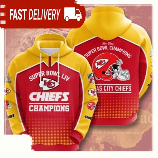 NFL Kansas City Chiefs All Over Print Unisex Hoodie For Men, Women - available at - sportfansshop.com