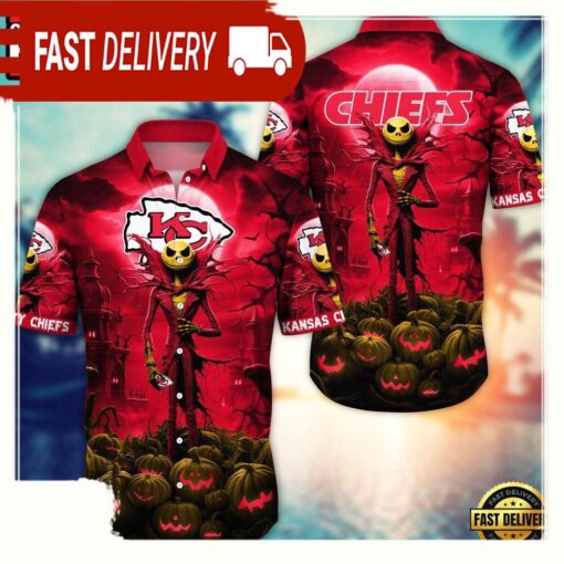 NFL Kansas City Chiefs Hawaiian Shirt For Men Women - available at - sportfansshop.com