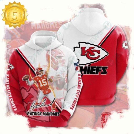 NFL Kansas City Chiefs Mens All Over Print Unisex Hoodies - available at - sportfansshop.com