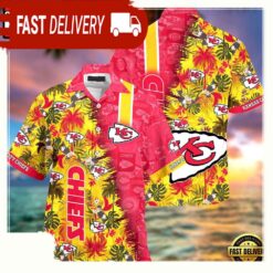 NFL Kansas City Chiefs Summer New Design Hawaiian Shirt For Men Women - available at - sportfansshop.com