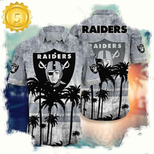 NFL Las Vegas Raiders Hawaiian Shirt - available at - sportfansshop.com