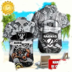 NFL Las Vegas Raiders Mascot Football Hawaiian Shirt For Men Women - available at - sportfansshop.com