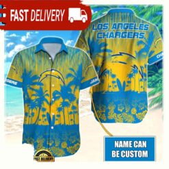 NFL Los Angeles Chargers Vintage Style Custom Aloha Shirts For Men Women - available at - sportfansshop.com