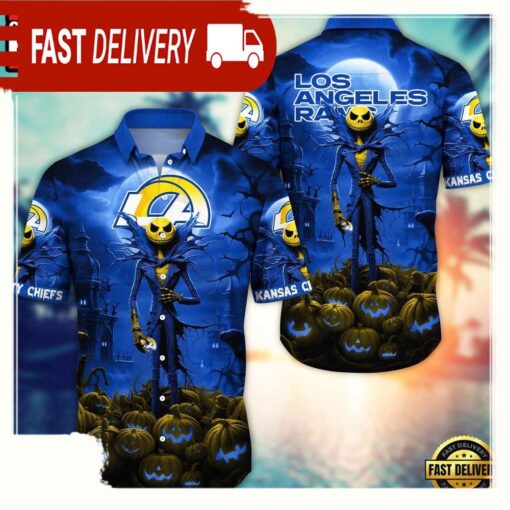 NFL Los Angeles Rams Hawaiian Shirt For Men Women - available at - sportfansshop.com