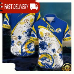 NFL Los Angeles Rams New Design Hawaiian Shirt - available at - sportfansshop.com