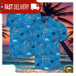 NFL Men’s Reyn Spooner Blue Carolina Panthers Hawaiian Shirt - available at - sportfansshop.com