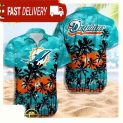 NFL Miami Dolphins Retro Aloha Shirts For Men Women - available at - sportfansshop.com