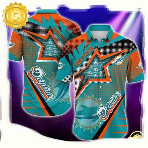 NFL Miami Dolphins Special Football Team New Design Hawaiian Shirt - available at - sportfansshop.com