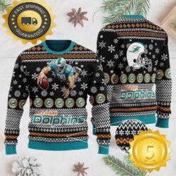 NFL Miami Dolphins Ugly Christmas Sweater Gift for Fans - available at - sportfansshop.com