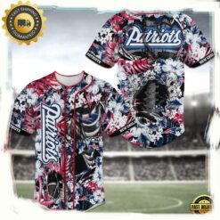 NFL New England Patriots New Design Baseball Jersey Shirt - available at - sportfansshop.com