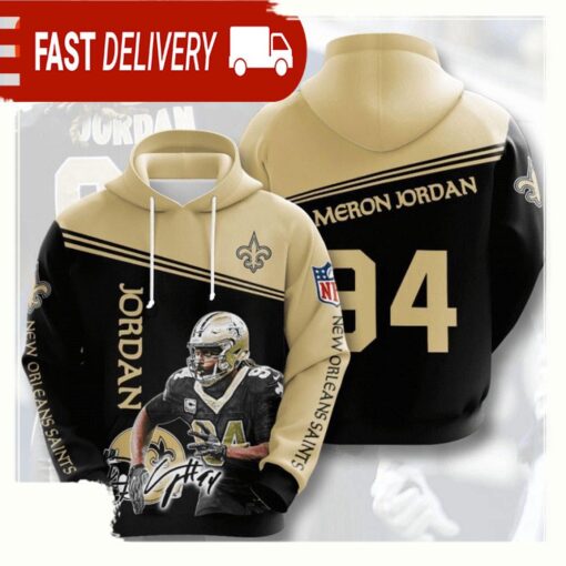 NFL New Orleans Saints All Over Print Unisex Hoodie For Men Women - available at - sportfansshop.com