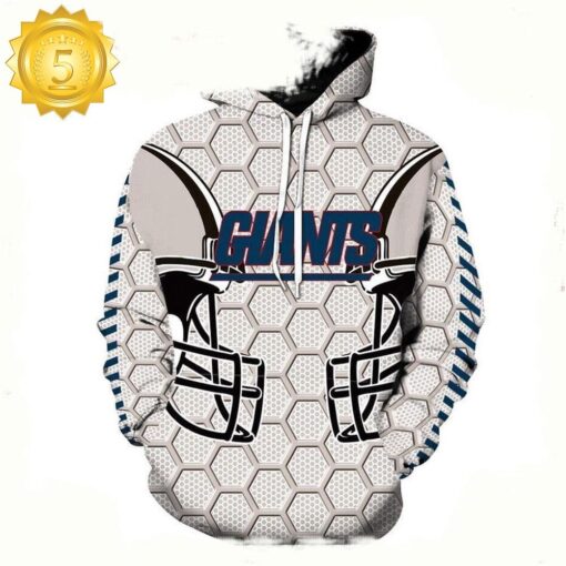 NFL New York Giants All Over All Over Print Unisex Hoodie - available at - sportfansshop.com