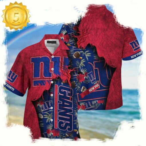 nfl new york giants football Team Logo New Design hawaii shirt - available at - sportfansshop.com