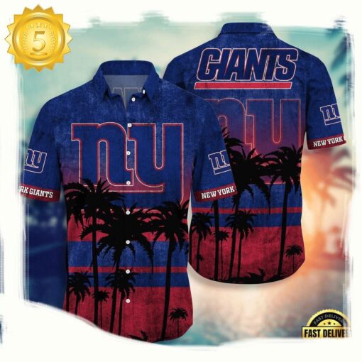 NFL New York Giants Hawaiian Shirt - available at - sportfansshop.com