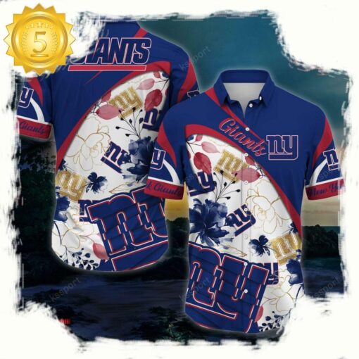 NFL New York Giants New Arrivals Football Summer Hawaii Shirt - available at - sportfansshop.com