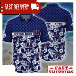 NFL New York Giants Palm Leaves New Design Hawaiian Shirt - available at - sportfansshop.com