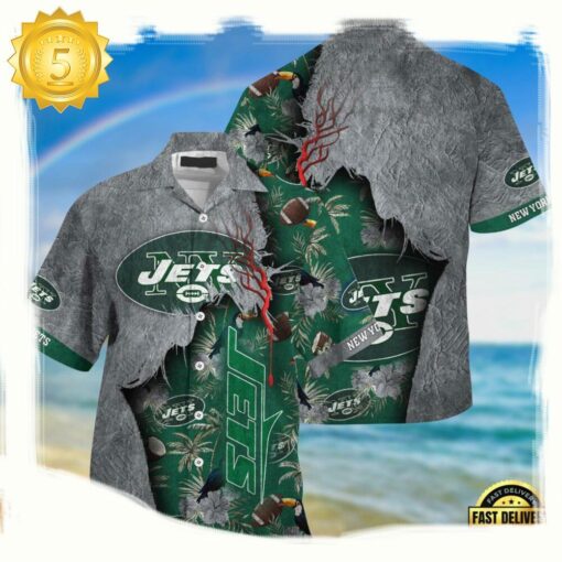 nfl new york jets football Team Logo New Design hawaii shirt - available at - sportfansshop.com