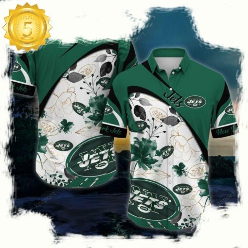 NFL New York Jets New Arrivals Football Summer Hawaii Shirt - available at - sportfansshop.com