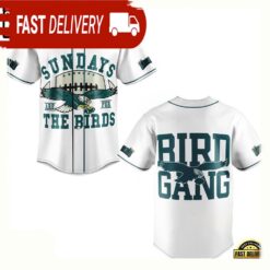 NFL Philadelphia Eagles Bird Gang Baseball Jersey - available at - sportfansshop.com