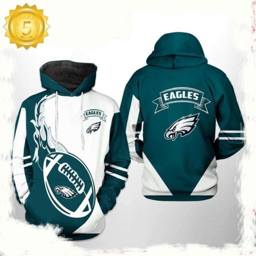 NFL Philadelphia Eagles Classic All Over Print Unisex Hoodie - available at - sportfansshop.com