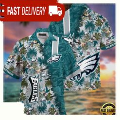 NFL Philadelphia Eagles Football Aloha Hawaiian Shirt - available at - sportfansshop.com