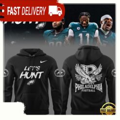 NFL Philadelphia Eagles Let’s Hunt 2025 New Design 3D Hoodie - available at - sportfansshop.com